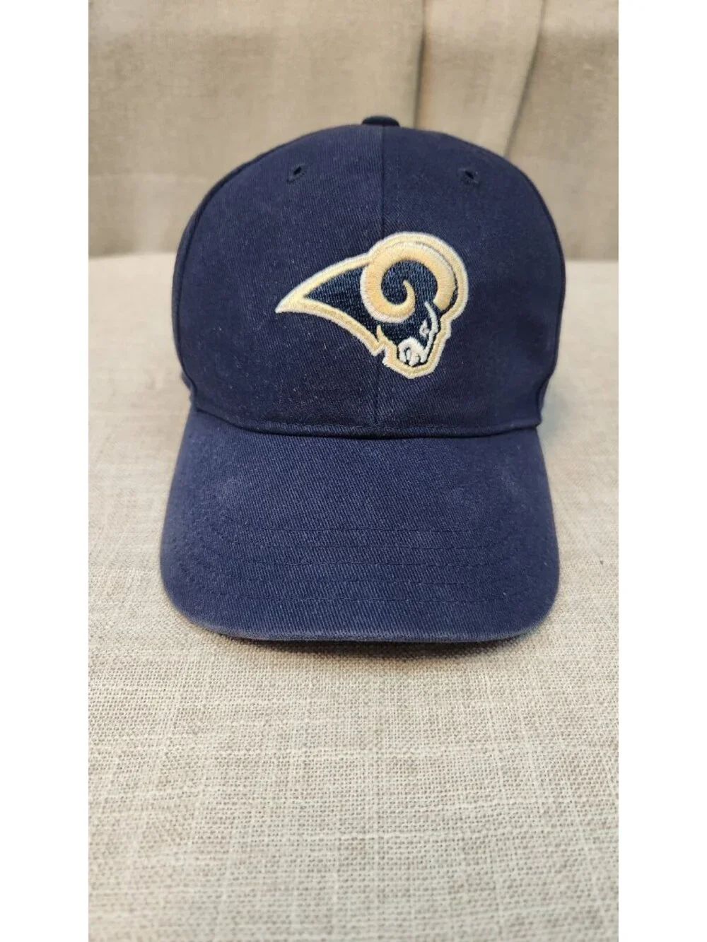 NFL St Louis LA Rams Football Logo 47 Brand Blue Hat Cap Adjustable Toddler USED